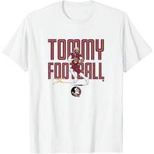 Castellanos -  Football - Florida State Seminoles T-Shirt All Seasons,220g Pure Cotton Single-Sided Printed Crew Neck Short-Sleeved T-Shirt,Unisex Top,Base Layer - Màu 6 - Xem 1