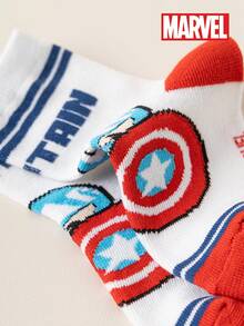 Marvel 5 Pairs Kids Ankle Socks, Super Hero Cartoon Breathable Socks For Boys - Multicolor - View 8