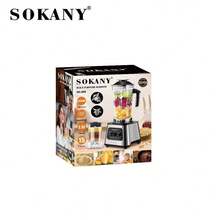 SOKANY999 高速攪拌機 2.5L 不鏽鋼刀片 6000W 一鍵清洗 適用家用/商用 - 英規插(220-240V) - 查看 10