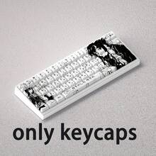 Bộ keycap Winter có thiết kế đen trắng trang nhã, chất liệu PBT với kiểu dáng nghệ thuật đường nét. Chúng được sản xuất bằng phương pháp in chuyển nhiệt năm mặt và khắc chìm ở mặt trước, tương thích với bàn phím cơ 60, 65 và 68 phím. - Yukino trong ảnh đen trắng - Xem 8