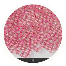 4mm-300pcs Japanese Round Rocailles Glass Seed Beads For Jewelry Making,Color Lined Beads Bulk Mini Spacer Beads Loose Beads Craft Small Glass Seed Beads For DIY Necklace Bracelet Wrist - 4mm-420pcs - View 24