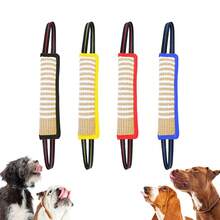 Juguete para masticar para perros, hecho de material de cáñamo para satisfacer el instinto de masticar y aliviar el aburrimiento cuando están solos - Negro - Ver 7