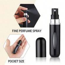 2pcs Travel Perfume Bottle, 5ML Refillable Travel Sprayer, Travel Size Perfume Refill Bottleand Pocket Perfume Dispenser, Travel Bottle And Atomizer Sprayer For Cologne Perfume Holiday Essentials Holiday Travel Essentials Travel Bag Travel Accessories Travel Must Haves Beach Vacation Summer School Accessories Back To School Supplies Stuff - 彩色 - 查看 1