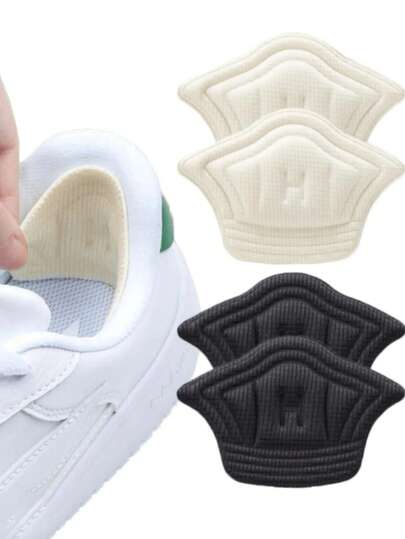 زوج من وسادات الكعب القابلة للتعديل لأحذية الرياضة، وسادة قدم مانعة للانزلاق، حافظات كعب، ظهر لاصق - متوفرة بمواصفات متعددة