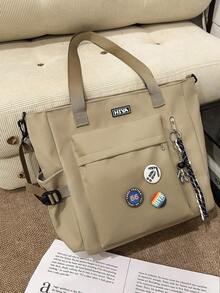 Large Capacity Casual Versatile Tote Bag For Daily Commute - Multicolor - View 4