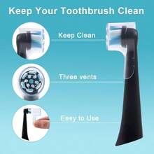 5pcs Electric Toothbrush Dust Proof Covers, Suitable For Replacement Brush Heads And IO Series, Compatible, Easy To Clean, Protect Oral Care Tools From Dirt And Damage - Multicolor - View 7
