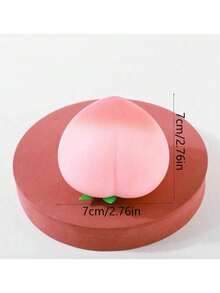 1个创意解压桃子挤压玩具，造型极其逼真，具有慢回弹功能，非常适合缓解压力。它柔软可爱，具有弹性和慢回弹特性，可以帮助您放松身心，缓解压力。 - 彩色 - 查看 11