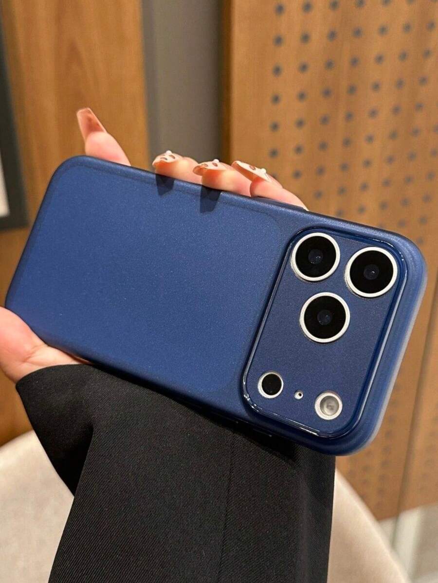 1pc Minimalist Matte Transparent Phone Case With Camera Protection, Compatible With IPhone 17 Air, 16, 14, 13, 12, 15, 11 Pro Max Plus Models