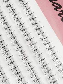 144片/12排 空气感下睫毛 仙女假睫毛 分段式自然下睫毛 透明茎扇形睫毛嫁接 适合初学者 小号下垂睫毛 睫毛簇，睫毛簇，单根睫毛，假睫毛 - B - 查看 3