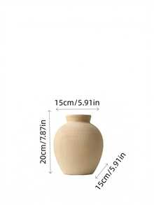 1 Stück Vintage rustikale Keramikvase, geeignet für japanischen Stil Unterkunft, Bauernhaus Interieur Blumendekoration, elegante Vase für den Eingangsbereich, Heimdekoration, Raumdekoration, Glasvase - Mehrfarbig 4 - Übersicht 19