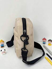 新款时尚学生女生手机包，休闲运动大容量斜挎单肩包 - 彩色 - 查看 3