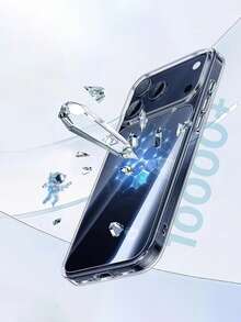 Ultra-Thin Soft Transparent Phone Protective Case, Compatible With IPhone 17 Pro Max, 17 Air, Apple 17, 16 Pro Max/16 Pro/16, 15 Pro Max, 15 Pro, 15, 14 Pro Max, 14 Pros, 14, 13 Pro Max, 13, 13 Pro, 12, 12 Pro Max, 12, 11 Pro, X11, 11, Pros 16/15/14 Plus, 13, 12 Mini, Xs Max, XR, Xs/X, 7/8 Anti-Drop Phone Cover - Clear - View 4