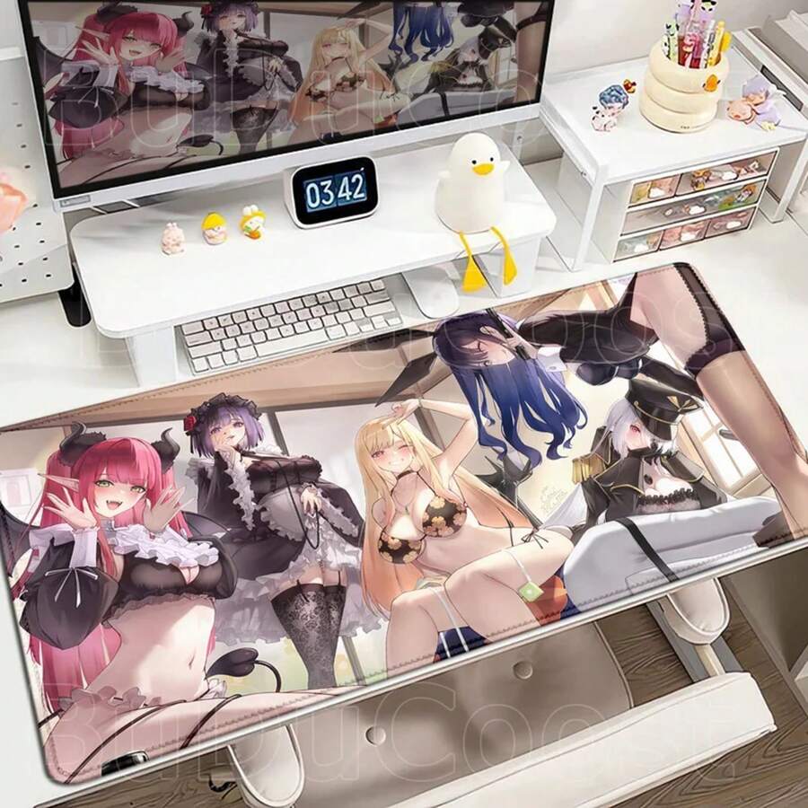 New Sexy Anime Girl Marin Kitagawa Mouse Pad Kawaii Table Mat Large Deskmat XXL Mousepad Game Mat PC Non-Slip Accessories Carpet - LW 11 - 查看 1