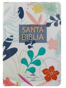 BIBLIA 1960 MANUAL SEMIFLEXIBLE FLORES PRIMAVERAL LETRA GRANDE 12 PUNTOS - Libro único - Ver 6