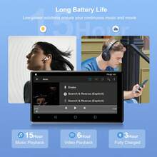 32GB MP3 Player With Bluetooth And WiFi , 5" HD Full Touch Screen MP3 Player With Spotify, Libby,Android MP4 Music Player For Kids Black - Black - View 7