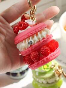 1件新款水果甜点吊坠，正品小众简约女友包包吊坠钥匙扣挂件礼物 - 彩色 - 查看 5