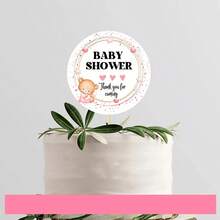 24/72/120pcs Personalized Teddy Bear Baptism Stickers, Sticker Labels, Party Favors Stickers, Gender Reveal Party Stickers, Teddy Bear Stickers, Customized Collection Stickers, Names, Teddy Bear Labels - Multicolor - View 3