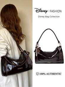 官方授权女士商务休闲包 - 新款简约复古波士顿单肩包，日式保龄球风格设计，大容量，轻松展现街头时尚魅力 - 彩色 - 查看 13