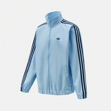 Adidas Originals SUPERFIRE TK JK 男士运动梭织夹克（无帽）KT4476 - 藍色 - 查看 1