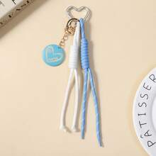 New Creative Mother's Day Keychain Mama Round Card Carving Love Tassel Creative Bag Pendant Wholesale - Multicolor - View 13