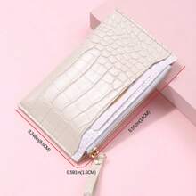 Kids Casual Zipper Coin Purse - Apricot - View 3