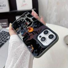 おしゃれなスマホケース  11/12/13/14/15/15pro/15 Plus/15 Promax/7plus/8plus/11pro/12pro/13pro/14pro/11promax/12promax/13promax/14promax/14plus/5 - 半透明の黒 - チェックする 3