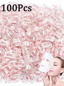 100/50/30/15pcs Portable Compressed Facial Cleansing Sheets - Beauty Salon Grade Non-Woven Compressed Cleansing Wipes - Multicolor - View 14