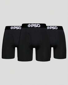 PSD Men's Modal 3-Pack Black - 7 Inch Inseam -  Undewear - Underwear Men - Men Underwear - màu đen - Xem 1
