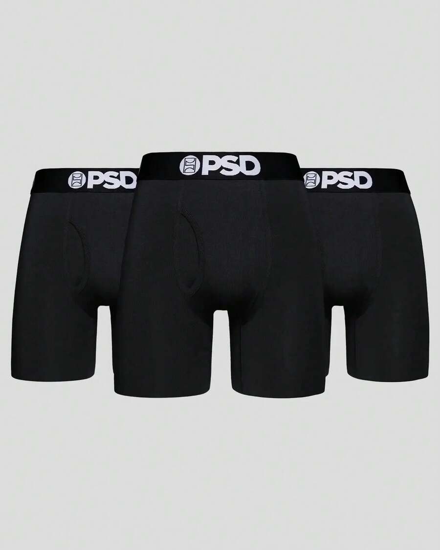 PSD Men's Modal 3-Pack Black - 7 Inch Inseam - Undewear - Underwear Men - Men Underwear - màu đen - Xem 1