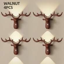 Smart LED Deer Wall Lamp With Touch Dimming & Motion Sensor, Up And Down Wall Lights Indoor With 3 Colors Dimmable, 1200mAh USB Rechargeable Night Light ,Wireless Magnetic Wall Wash Lights,Suitable For Stairs,Porch,Hallway, Bathroom, Bedrooms, Cabinets, Living Room, Bar Cabinet - 彩色 - 查看 29