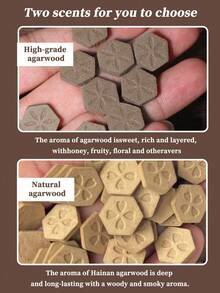 6克/20克天然沉香片，车载香片，优质沉香，无化学添加剂，适用于家居、室内空气净化、疗愈、香薰、冥想、助眠、瑜伽、茶室、办公室香薰，馈赠亲友佳品 - 薰香片 - 查看 2