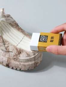 2pcs Shoe Cleaning Erasers, Sneaker Cleaning Erasers, Boot Cleaning Erasers, Suede Shoe Cleaning Eraser Set - Sneaker Cleaning Blocks - White - View 8