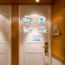 5pcs Magnetic Refrigerator Stickers - Funny Cruise Ship Door Magnets For Fridge And Garage Decor - Fresh Style, Unique Nautical Theme Magnets Suitable For Home, Travel, Party, Outdoor And Spring/Summer Holiday Decoration - 7.6 X 6.2 Inch - View 6