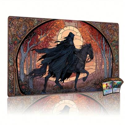 وسادة فأر ألعاب كبيرة بتصميم الثعلب الكرتوني، وسادة لوحة المفاتيح والفأرة عالية الدقة للكمبيوتر، سجادة مكتب، وسادة فأرة مكتبية من المطاط الطبيعي مانعة للانزلاق، اكسسوارات مكتبية