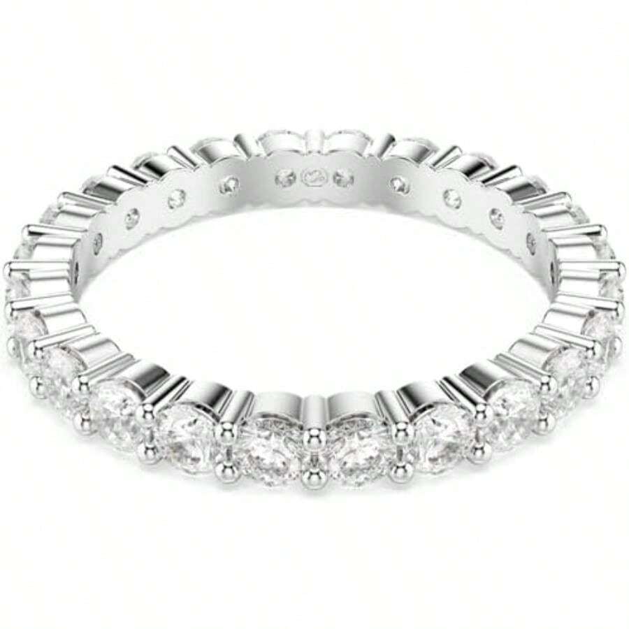 Anillo Vittore, Blanco, Bao de rodio - inicial - Ver 1