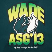 LI-NING Li Ning Wade Series Men's Fleece Crew Neck Sweatshirt, Loose American Basketball Style Knit Pullover Sweatshirt AWDV887 - Reef Green - View 4