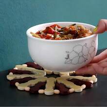 Heat Insulation Pad, Bowl Mat, Table Mat, Cup Mat, Pot Pad, Plate Pad, Bamboo Mat, Heatproof And Heat-Resistant Dining Mat For Home Use - Multicolor - View 5