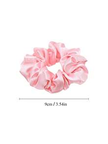 Christian Dior 1 Set Velvet Hair Scrunchies, Hair Ties, Ponytail Holders, Gentle On Hair, Pink - Pink - View 8