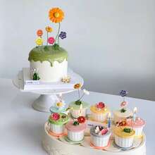 1/2pcs Flower Chocolate Mold, Silicone Ice Cube Tray, Daisy Candy Mold, Tulip Flower Mold, Bow Leaf Jelly Mold, Ice Mold Pudding Mold, Soap Mold, Cookie Mold, For Dessert Making - Multicolor - View 8