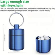 31天加厚药盒，高品质便携式带盖药盒，可收纳4周胶囊，每日隔层可拆卸，适用于存放维生素、糖果、渔具，母亲节、父亲节、复活节礼物，老年人药盒，居家旅行便携药盒 - 彩色 - 查看 4