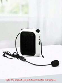 3.5mm Wired Headset Microphone, Black, Suitable For Teachers, Guides, Conferences, Amplifiers, Speakers, Office Presentations - Black - View 4