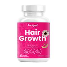 Quit Mood Hair Growth Capsules - Advanced Hair Growth Blend To Nourish Thinning Hair, Increase Hair Thickness & Support Healthy Fuller Hair, 60 Capsules Dietary Supplement For Women & Men - 60 Capsules/Bottle - 查看 9