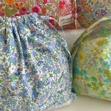 1 chiếc túi vải hoa văn cổ điển có dây rút, túi đựng đồ, túi đựng đồ lót, túi du lịch. - Nhiều màu - Xem 4