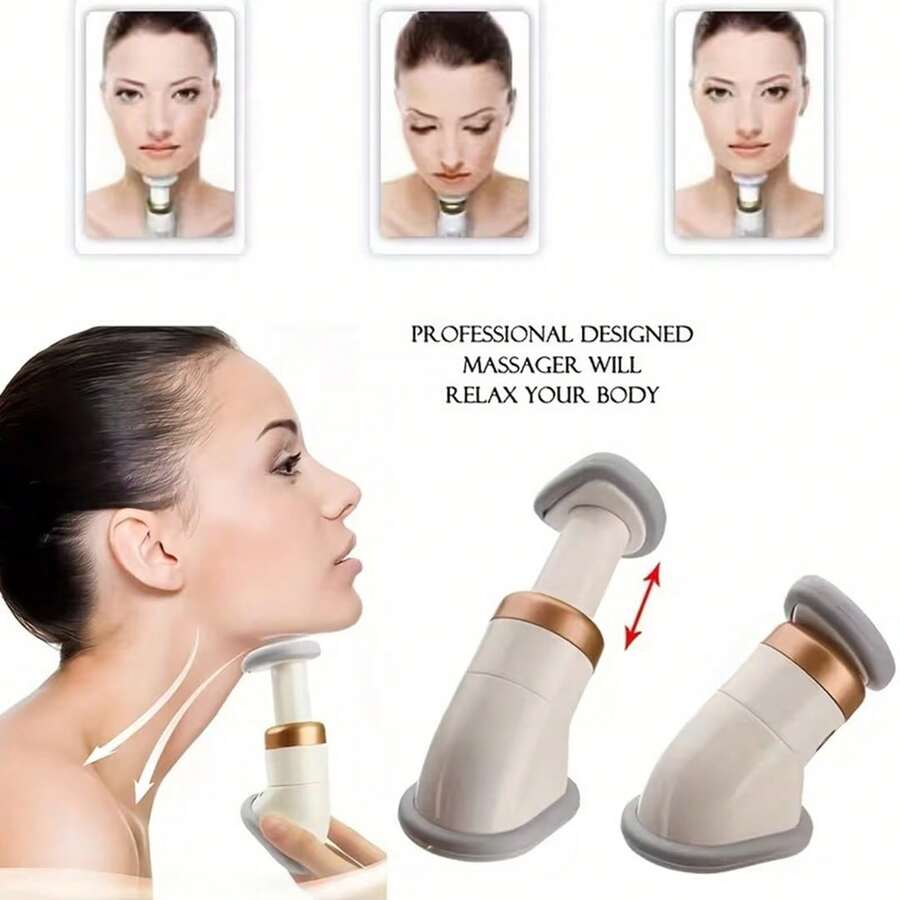 1pc Neck Exerciser & Facial Massage Tool, Gift For Women - Multicolor - View 1