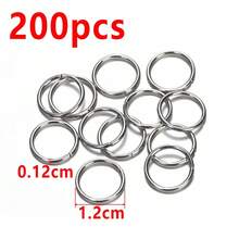 200pcs Stainless Steel Split Rings, Connector Accessories For DIY Jewelry Making Such As Bracelets, Necklaces, Earrings, Pendants - Stainless Steel Jump Ring - View 12