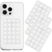 Set de 3 suporturi pentru telefon cu ventuză, silicon, antiderapant, suport pentru telefon, suport adeziv din silicon, hands-free, suport cu ventuză puternică, mâner lipicios pentru telefon, suport hands-free pentru accesorii pentru telefon, potrivit pentru selfie-uri și înregistrare, cadou de Ziua Îndrăgostiților - Multicolor - Vizualizare 13