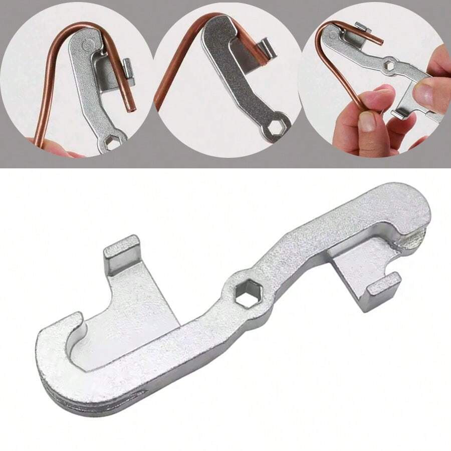 Silver Brake Fluid Hose Bending Tool, Brake Fluid Line Bending Tool For Automotive Brake Fluid Pipe Modification - Silver Oil Bend - View 1