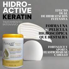 Tratamiento Para Cabello Reseco Con Keratina Nutrapel 1kg - Blanco - Ver 2