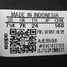 Adidas Infant/Toddler Boys' RUNFALCON 5 EL I Running Shoes, IE8598 - Black and White - View 9