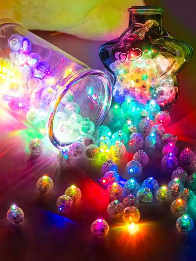 150/LED Luces redondas electrónicas de color, Luces de globo mini LED vibrantes, Luces de bola pequeñas luminosas, Luces de globo hechas a mano, Luces de bola electrónicas alimentadas por batería, Globos con luces LED adecuados para globos de látex, fiestas neón, jarrones, linternas de papel, decoraciones de regalo, luces de huevo de Pascua, celebraciones de bodas